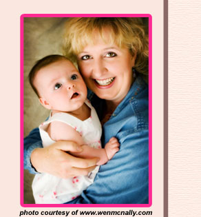 Photo of Connie Barrow with her newborn daughter courtesy of www.wenmcnally.com